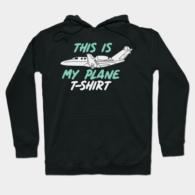 PILOT / AVIATION: Plane T-shirt Hoodie by woormle